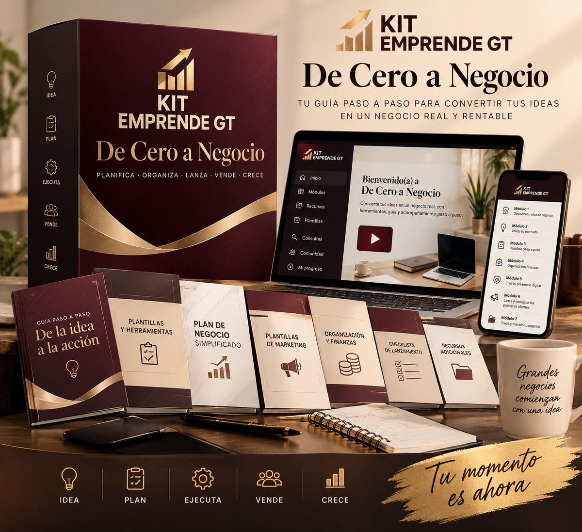 Kit Emprende GT - De Cero a Negocio