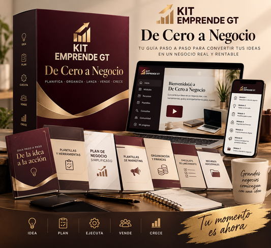 Kit Emprende GT - De Cero a Negocio